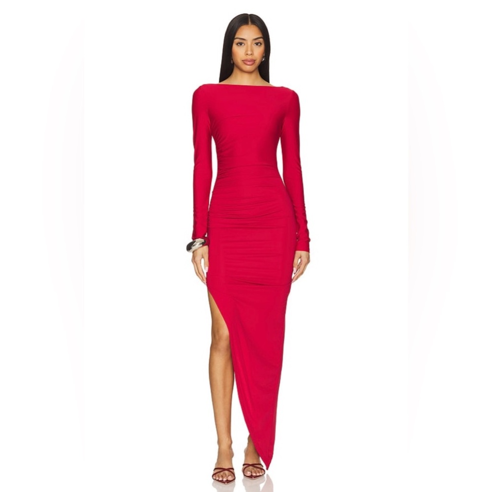 💗Superdown Red Bodycon Dress with Slit
